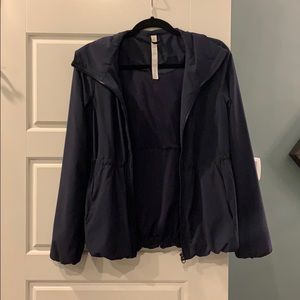 Navy Lululemon Rain Jacket